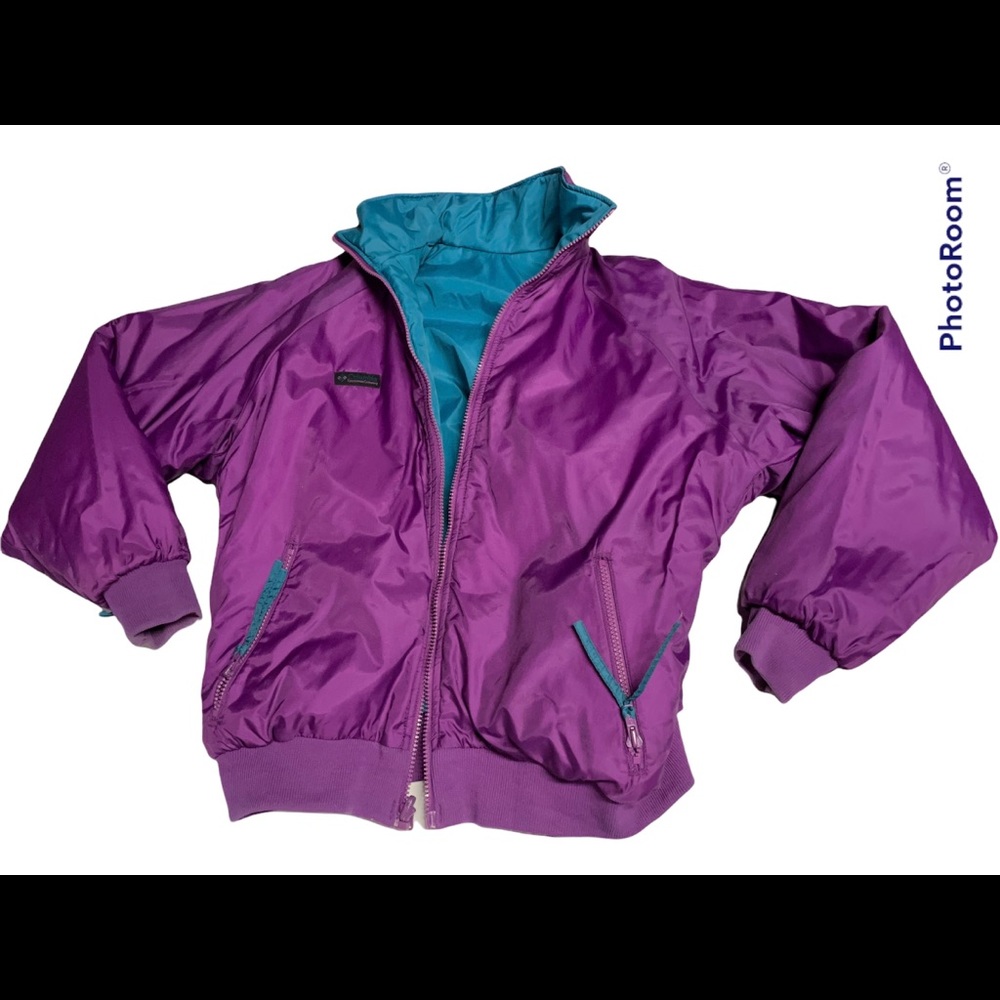 Reversible Columbia Vintage Snow Boarding Jacket Thinsulate 3M colorful 80s